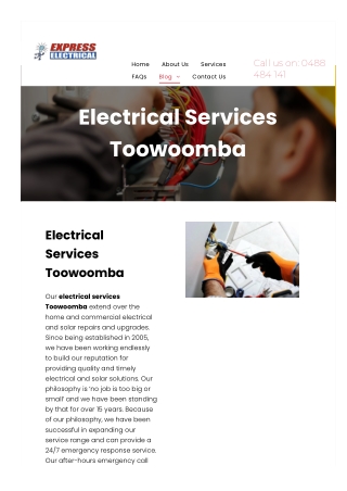 Electrical Services Toowoomba