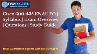 Cisco 300-435 ENAUTO | Syllabus | Exam Overview | Questions | Study Guide