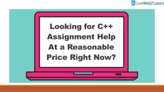 Looking for C   Assignment Help At a Reasonable Price Right Now