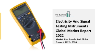 Electricity And Signal Testing Instruments Market Growth, Share, Size Report 203