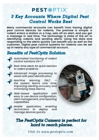 Pest Camera Monitoring  | Rodent Camera Monitoring