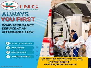 Bed to Bed Ambulance Service in Delhi and Kolkata by King Ambulance