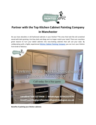 Kitchen Cabinet Painting Company