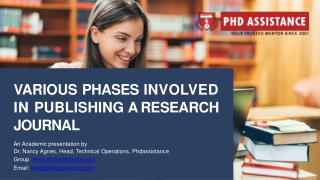 Various Phases Involved in Publishing a Research Journal - Phdassistance