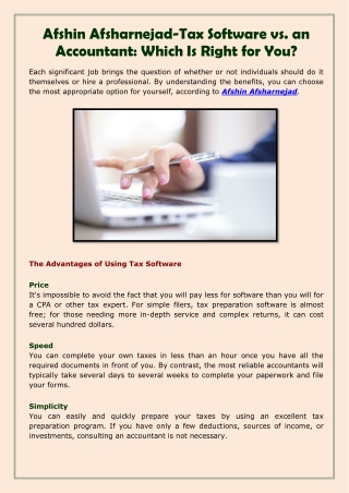 Afshin Afsharnejad-Tax Software vs. an Accountant- Which Is Right for You-converted