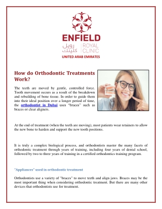 How do Orthodontic Treatments Work?