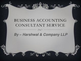 Business Accounting Consulting Services in the USA – HCLLP