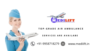 Pick Air Ambulance Service in Patna and Bangalore with Suitable ICU