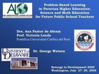 Problem-Based Learning in Peruvian Higher Education: Science and Math Education for Future Public School Teachers