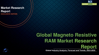 Magneto Resistive RAM Market Size, Trends, Scope and Growth Analysis to 2030