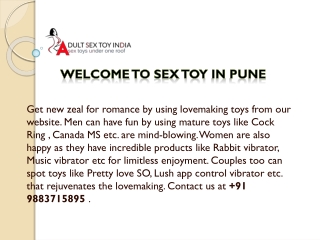 Sex Toys In Pune - Adultsextoyindia