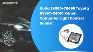 Toyota 8596724010 Xenon HID Computer Light Control Ballast