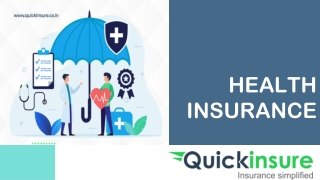 Compare, Buy & Renew Health Insurance Plans at Quickinsure