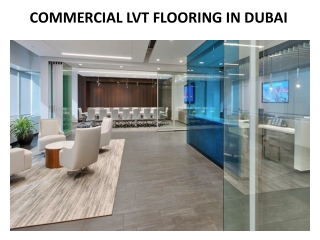COMMERCIAL LVT FLOORING IN DUBAI