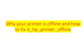 hp printer offline fix1