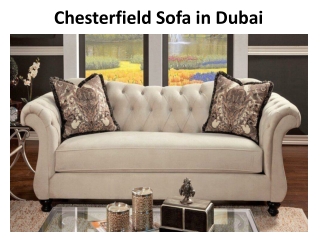 Chesterfield Sofa in Dubai