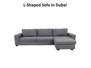 L-Shaped Sofa in Dubai