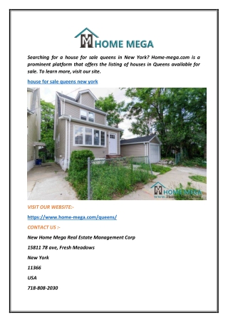 House for Sale Queens New York  Home-mega.com