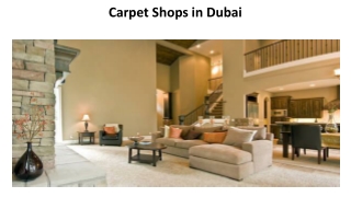 carpet supplier in dubai