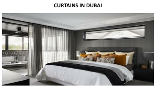 CURTAINS IN DUBAI