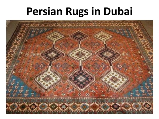 Persian Rugs in Dubai