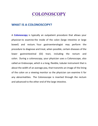 Colonoscopy North Houston | The Woodlands | Humble | Conroe | Spring | Kingwood