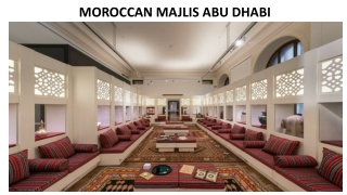 MOROCCAN MAJLIS ABU DHABI