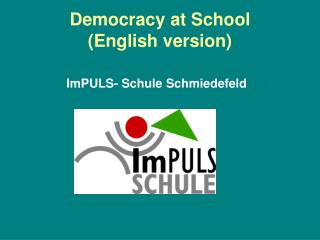 Democracy at School (English version)