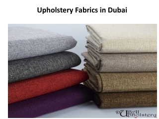 Upholstery Fabrics in Dubai