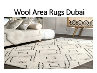 Wool Area Rugs Dubai