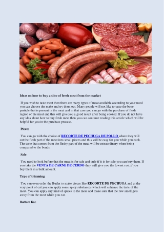 www.foodbox.com.co-Article-Ideas on how to buy a slice of fresh meat from the market
