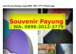 Jual Payung Bening Jogja Ô89Ꮾ·ᣮÔI2·ᣮᜪᜪ9(WA)