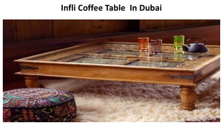 Infli Coffee Table  In Dubai