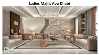 Ladies Majlis Abu Dhabi