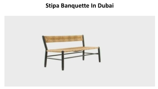 Stipa Banquette Dubai In Dubai