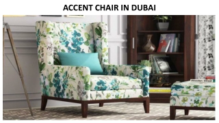 ACCENT CHAIR IN DUBAI