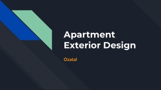 Apartment Exterior Design