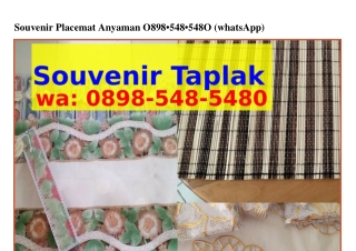 Souvenir Placemat Anyaman Ô898·5Ꮞ8·5Ꮞ8Ô[WA]