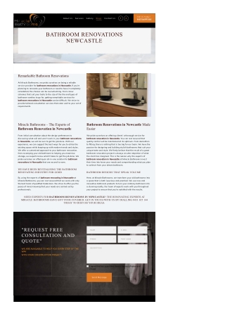 Bathroom Renovations Newcastle