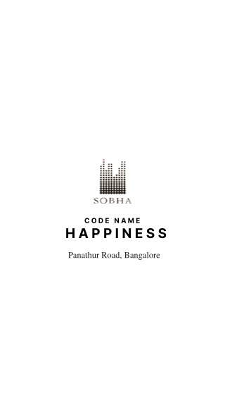 Sobha Codename Happiness at Panathur Bangalore | PDF
