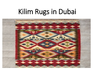 Kilim Rugs in Dubai