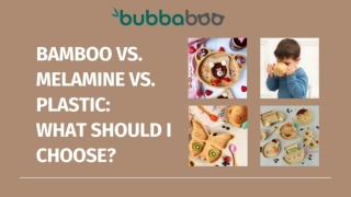 Bamboo Vs. Melamine Vs. Plastic What Should I Choose