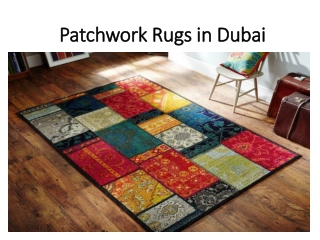 Patchwork Rugs in Dubai