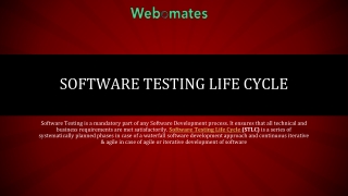 software testing life cycle