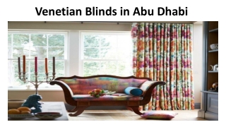 Modern Curtains in Abu Dhabi