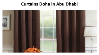 Curtains Doha in Abu Dhabi