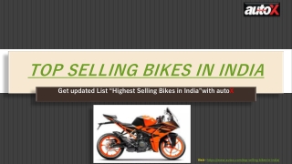Top Selling Bikes in India | Most Selling Bikes in India - autoX