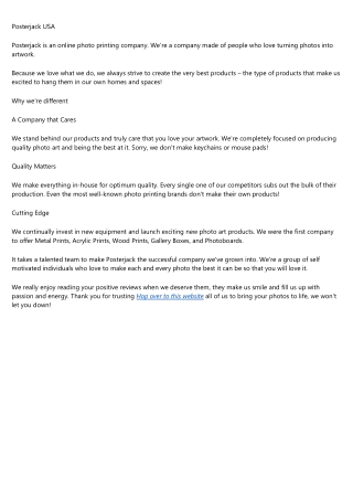 Posterjack USA