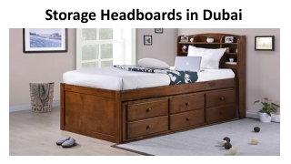 Storage Headboards in Dubai