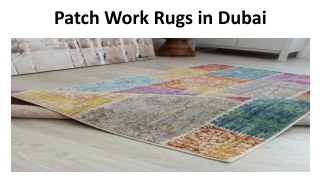 Patch Work Rugs in Dubai